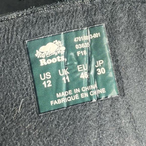 Roots Black Leather Boot - Men's 12 - Picture 8 of 9